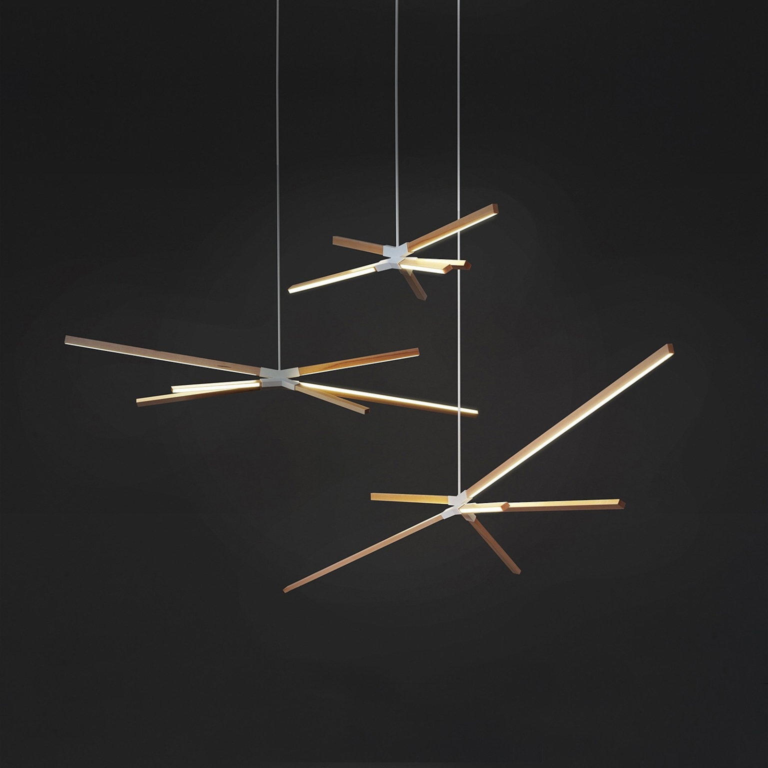 Stickbulb Sky Bang Chandelier Large by Rux - Rossana Orlandi