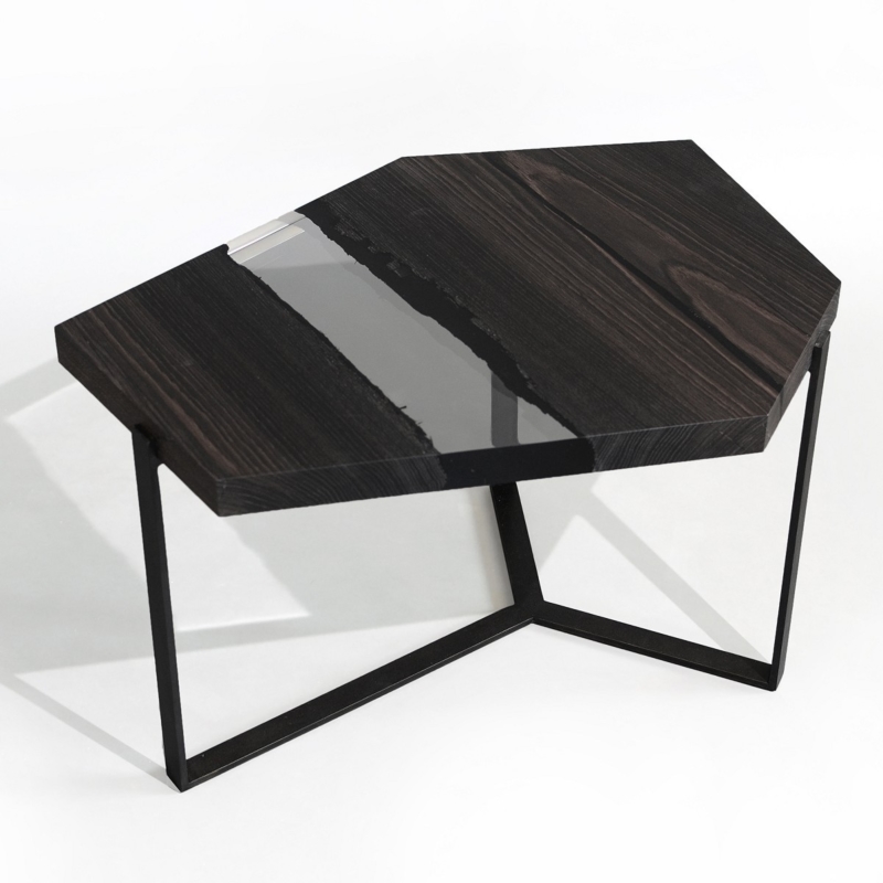 Alcarol - Crystal peatwood low table